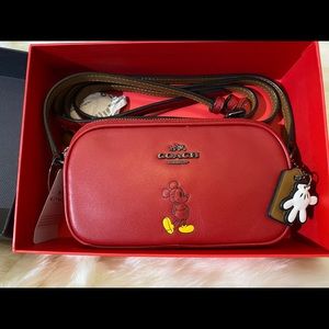 Coach Boxed Leather Crossbody Pouch F56268 NWT